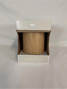 Pier 1 Neutral Beige Essential Oil Diffuser Box